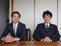 税理士 大島先生（左）、税理士 山田先生（右）