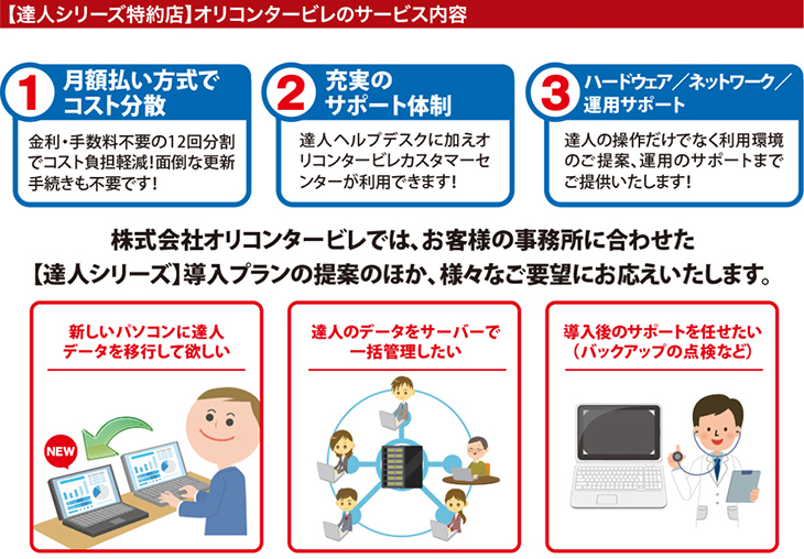 株式会社オリコンタービレ 特約店 税務申告ソフト 達人シリーズ 株式会社nttデータ